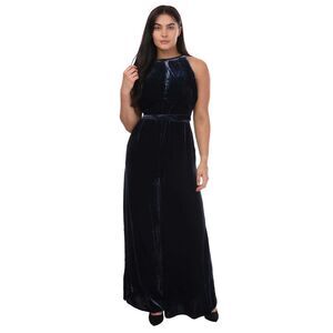 Ted Baker Womens/Ladies Libbiey Velvet Wrap Jumpsuit / Navy